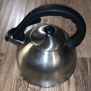 Creative Home brushed stainless steel tea kettle